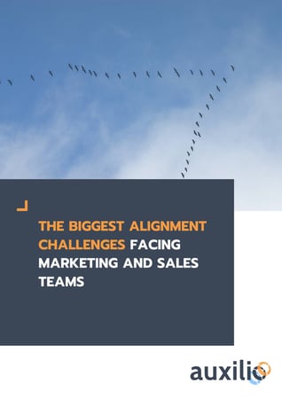  The biggest alignment facing marketing and sales teams